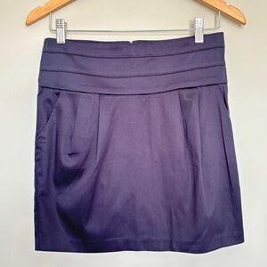 Costa Blanca Women's Size 8 Skirt Mini Pockets Pleated Front Officewear Business